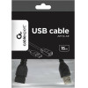 CABLEXPERT USB 2,0 EXTENSION CABLE 15CM - (CCP-USB2-AMAF-0.15M)