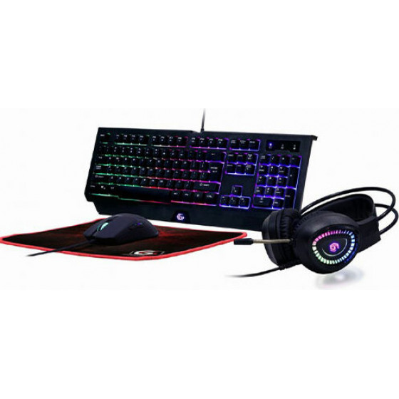GEMBIRD 4-IN-1 BACKLIGHT GAMING KIT ''PHANTOM'' - (GGS-UMGL4-01)