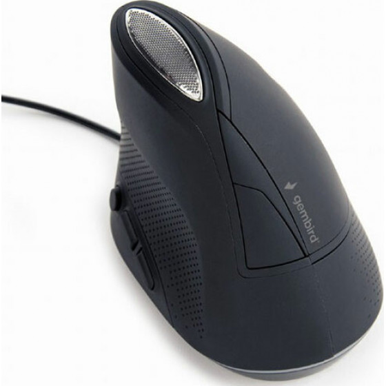 GEMBIRD ERGONOMIC RGB OPTICAL MOUSE 6-BUTTON - (MUS-ERGO-03)