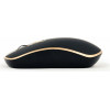 GEMBIRD WIRELESS OPTICAL MOUSE BLACK-GOLD - (MUSW-4B-06-BG)