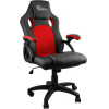 WHITE SHARK GAMING CHAIR BLACK/RED - (KINGS THRONE)