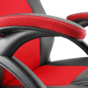WHITE SHARK GAMING CHAIR BLACK/RED - (KINGS THRONE)