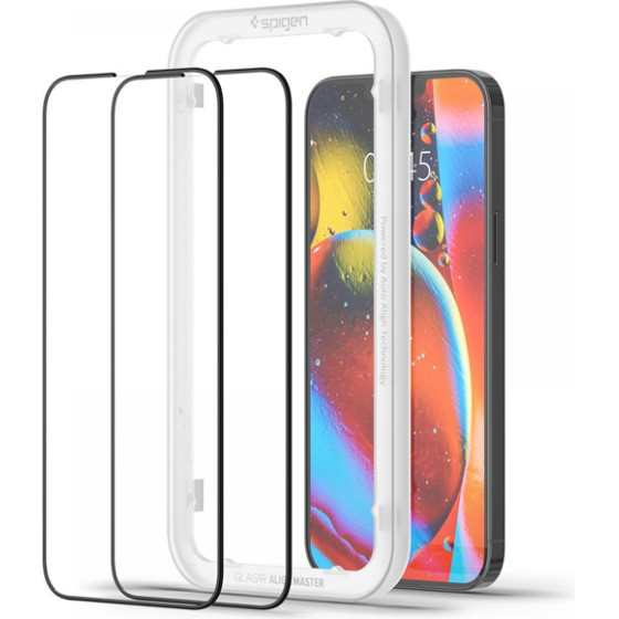 Spigen Full Face Tempered Glass x2 Apple Iphone 13 Pro Max/14 Plus Black - (AGL03377)