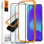 Spigen Full Face Tempered Glass x2 Apple Iphone 14 Pro Black - (AGL05216)