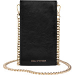 Ideal Of Sweden ���� Ella Phone Pouch Glossy Black Gold - (IDPPAW21-333)