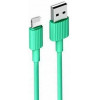 XO NB156 Usb Cable For Lightning Green - (6920680871919)