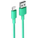 XO NB156 Usb Cable For Lightning Green - (6920680871919)