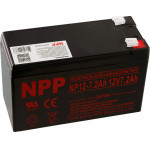 Npp Power ��������� �������� 12V 7.2Ah (151X65X95) MK12-7.2E 220210 ���������� T2/F2 6,35mm