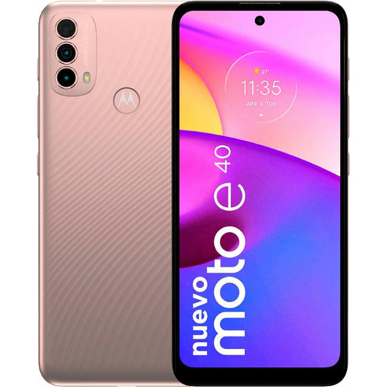 Motorola Moto E40 XT2159-9 6.5'' 4G 64GB/4GB Dual Sim Pink Clay GR