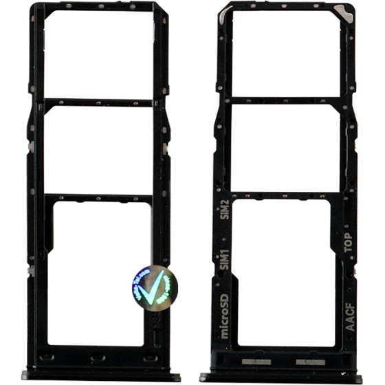 Samsung A13 5G A136 Dual Sim Card + Memory Holder Black Original Service Pack - (GH98-47146A)