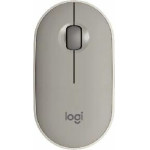 Logitech Wireless Mouse Pebble M350 (Almond Milk) - (910-006751)