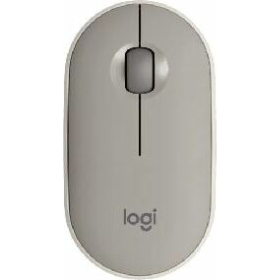 Logitech Wireless Mouse Pebble M350 (Almond Milk) - (910-006751)