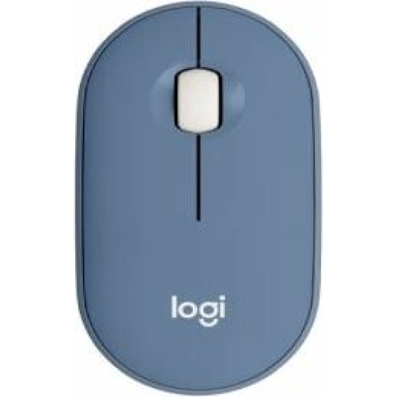 Logitech Wireless Mouse Pebble M350 (Blue Berry) - (910-006753)
