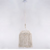 GloboStar Algeria Boho - ������� - Macrame �������� ��������� ������ �������� 1 x E27 ������ ����������� ���� ���������� �� ������ D40 x H50cm - (36202)