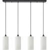 Homelighting SE21-BL-4-4BL-GL3 Adept Tube Pendant White Glass+ - (77-9003)