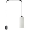 Homelighting SE21-BL-4-BL1W-GL3 Adept Tube Black Matt Wall Lamp White Glass+ - (77-8999)