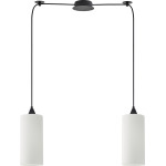 Homelighting SE21-BL-4-BL2-GL3 Adept Tube Pendant White Glass+ - (77-9000)