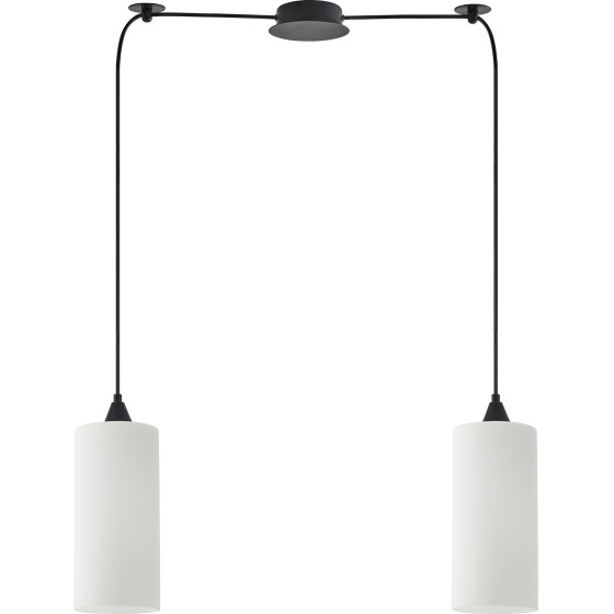 Homelighting SE21-BL-4-BL2-GL3 Adept Tube Pendant White Glass+ - (77-9000)