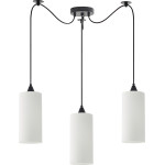 Homelighting SE21-BL-4-BL3-GL3 Adept Tube Pendant White Glass+ - (77-9001)
