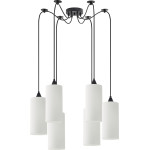 Homelighting SE21-BL-4-BL6-GL3 Adept Tube Pendant White Glass+ - (77-9004)