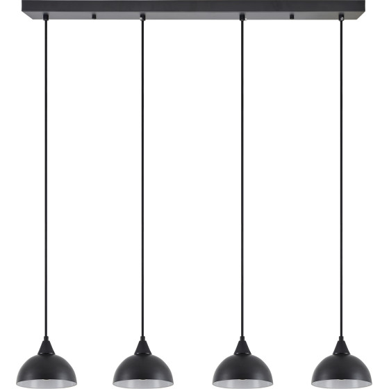 Homelighting SE21-BL-B10-4BL-MS3 Adept Pendant Black Metal Shade + - (77-9056)