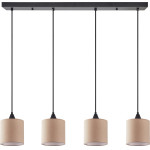 Homelighting SE21-BL-B10-4BL-SH3 Adept Pendant Brown Shade Pendant+ - (77-9023)