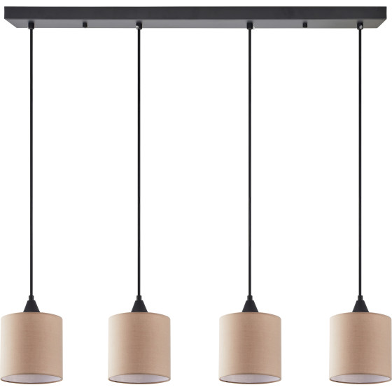 Homelighting SE21-BL-B10-4BL-SH3 Adept Pendant Brown Shade Pendant+ - (77-9023)