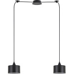Homelighting SE21-BL-B10-BL2-MS1 Adept Pendant Black Metal Shade + - (77-9036)