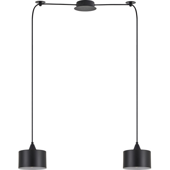 Homelighting SE21-BL-B10-BL2-MS1 Adept Pendant Black Metal Shade + - (77-9036)