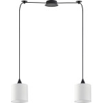 Homelighting SE21-BL-B10-BL2-SH1 Adept Pendat White Shade Pendant+ - (77-9012)