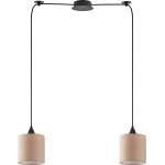 Homelighting SE21-BL-B10-BL2-SH3 Adept Pendant Brown Shade Pendant+ - (77-9014)