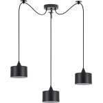 Homelighting SE21-BL-B10-BL3-MS1 Adept Pendant Black Metal Shade+ - (77-9038)