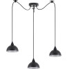 Homelighting SE21-BL-B10-BL3-MS3 Adept Pendant Black Metal Shade + - (77-9054)
