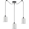 Homelighting SE21-BL-B10-BL3-SH1 Adept Pendant White Shade Pendant + - (77-9015)