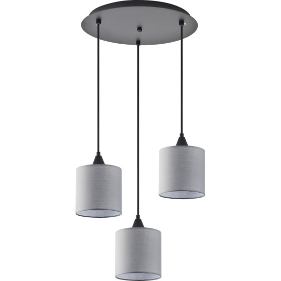 Homelighting SE21-BL-B10-BL3-SH2 Adept Pendant Grey Shade Pendant+ - (77-9019)
