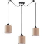 Homelighting SE21-BL-B10-BL3-SH3 Adept Pendant Brown Shaade Pendant+ - (77-9017)