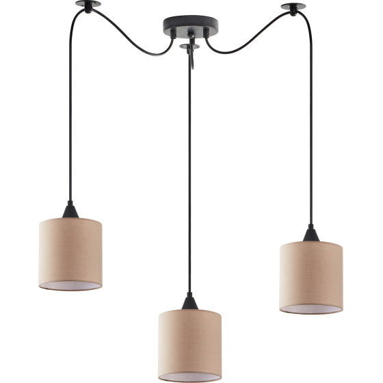 Homelighting SE21-BL-B10-BL3-SH3 Adept Pendant Brown Shaade Pendant+ - (77-9017)