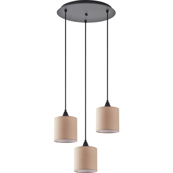 Homelighting SE21-BL-B10-BL3-SH3 Adept Pendant Brown Shade Pendant+ - (77-9020)