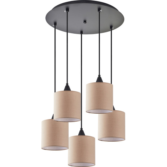 Homelighting SE21-BL-B10-BL5-SH3 Adept Pendant Brown Shade Pendant+ - (77-9029)