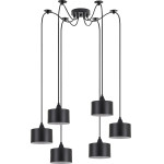 Homelighting SE21-BL-B10-BL6-MS1 Adept Pendant Black Metal Shade+ - (77-9041)