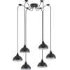 Homelighting SE21-BL-B10-BL6-MS3 Adept Pendant Black Metal Shade+ - (77-9057)
