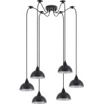 Homelighting SE21-BL-B10-BL6-MS3 Adept Pendant Black Metal Shade+ - (77-9057)