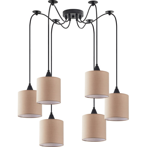 Homelighting SE21-BL-B10-BL6-SH3 Adept Pendant Brown Shade Pendant+ - (77-9026)