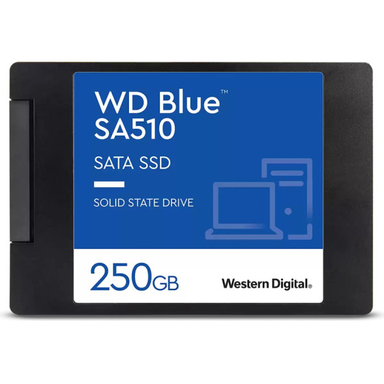 Western Digital Blue SA510 Sata Ssd 250GB 2.5''/7mm Cased - (WDS250G3B0A)