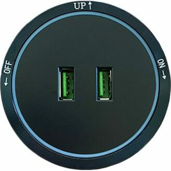 �������� 2xUsb ��� Track Socket �� ���� ������� Led �����