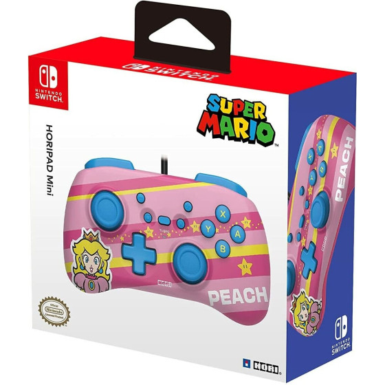 Hori (NSW-367U) Horipad Mini (Super Mario Series - PEACH) - For Switch OLED/SWITCH