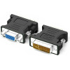 Powertech ���������� Vga ������ �� Dvi 24+5 �������� ������ - (CAB-G035)