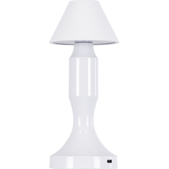 GloboStar Lunna �������� ����������� �������� Led 1.5W 105lm 120� Dc 5V ���������������� �� �������� Li-Ion 1800mAh - �������� ���� �� 3 ��������� �������� Cct 1500K - 4500K - 6000K Dimmable - D9 x 23cm - ����� - (76476)