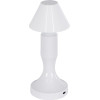 GloboStar Lunna �������� ����������� �������� Led 1.5W 105lm 120� Dc 5V ���������������� �� �������� Li-Ion 1800mAh - �������� ���� �� 3 ��������� �������� Cct 1500K - 4500K - 6000K Dimmable - D9 x 23cm - ����� - (76476)