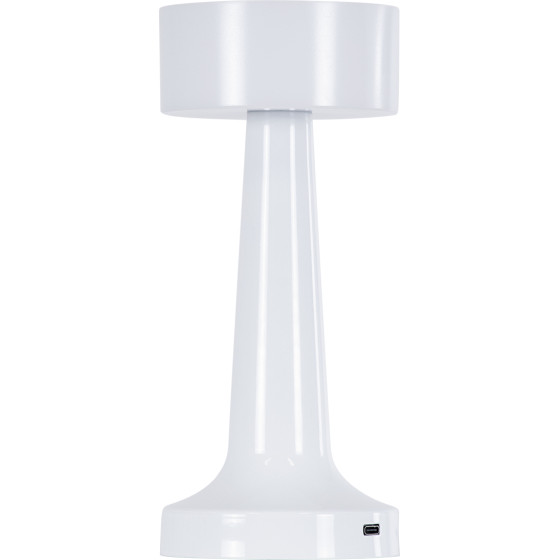 GloboStar Nanna �������� ����������� �������� Led 1.5W 105lm 120� Dc 5V ���������������� �� �������� Li-Ion 1800mAh - �������� ���� �� 3 ��������� �������� Cct 1500K - 4500K - 6000K Dimmable - D9 x 21cm - ����� - (76471)